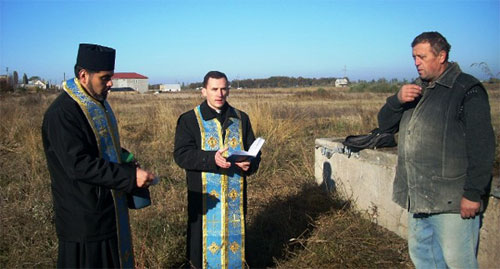 Строительство церкви в Скадовске