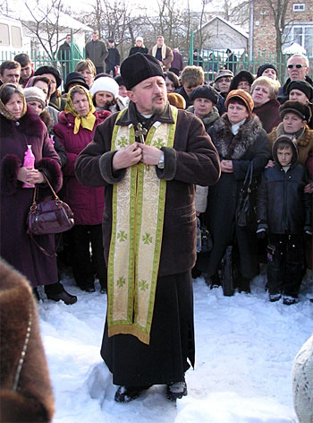 Отец Дмитро Майкут проповедует о Христе