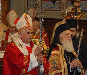 Папа Римский и Константинопольский патриарх