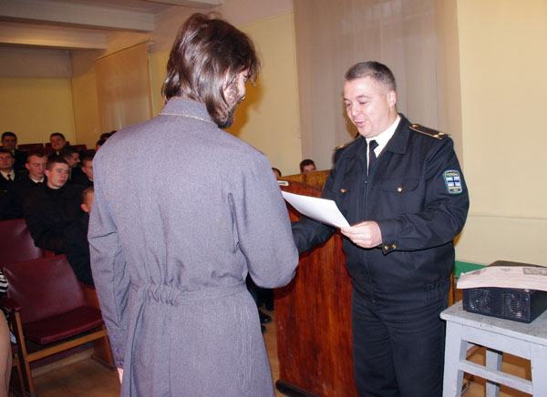 Награждение военного капеллана в Одессе